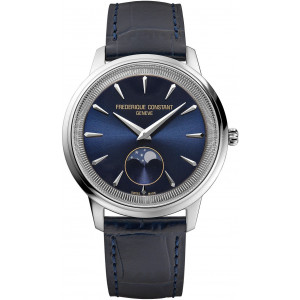 Pánske hodinky_Frederique Constant Classic Quartz Moonphase_Dom hodín MAX